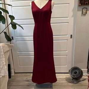 Ann Taylor Loft Elegant deep Red/burgundy Sleeveless Dress